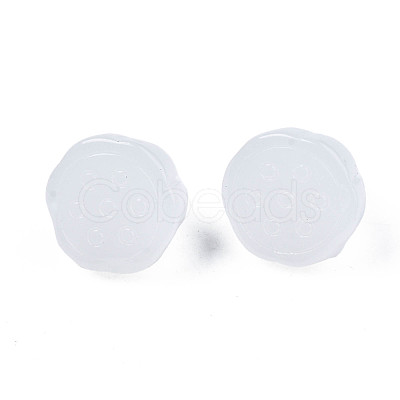 Imitation Jade Glass Charms GLAA-S054-24A-1