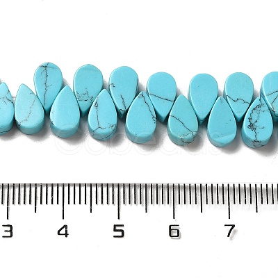 Synthetic Turquoise Beads Strands G-B064-B48-1