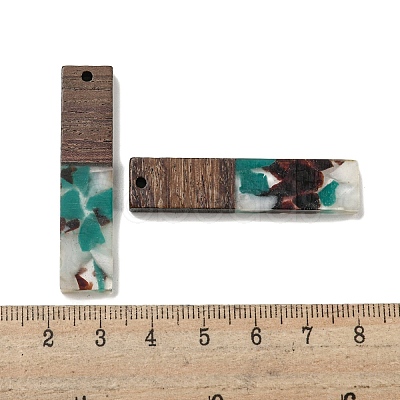 Resin and Walnut Wooden Pendants FIND-B042-20A-1