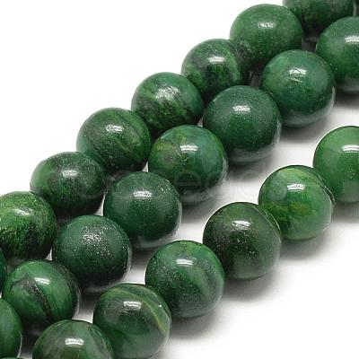 Natural African Jade Beads Strands G-R432-12-12mm-1