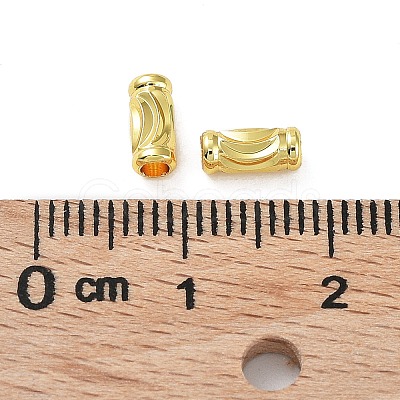 Rack Plating Brass Beads KK-B078-14G18-1