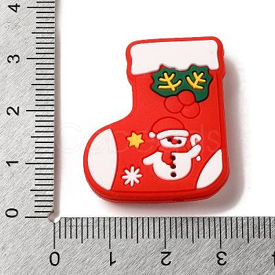 Christmas series Silicone Beads SIL-S006-01F-1