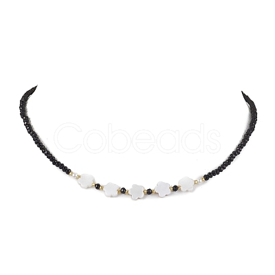 Glass Beads Necklaces NJEW-JN04722-1