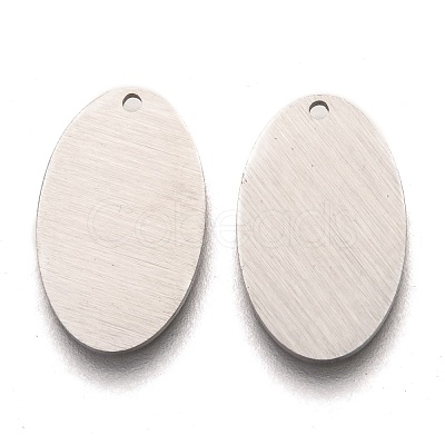 Tarnish Resistant 304 Stainless Steel Pendants STAS-O133-01C-P-1