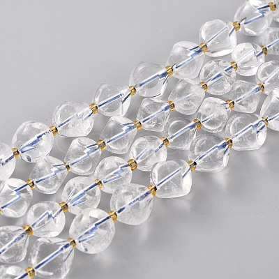 Natural Quartz Crystal Beads Strand G-M367-43D-1