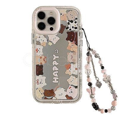 Cat Mirrored Axrylic Mobile Phone Cover PW-WG472D8-06-1