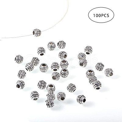 Tibetan Silver Alloy Beads PALLOY-PH0005-24-1