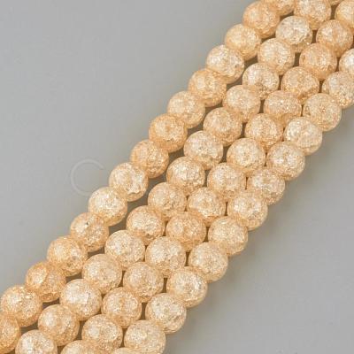 Synthetic Crackle Quartz Beads Strands GLAA-S134-12mm-07-1