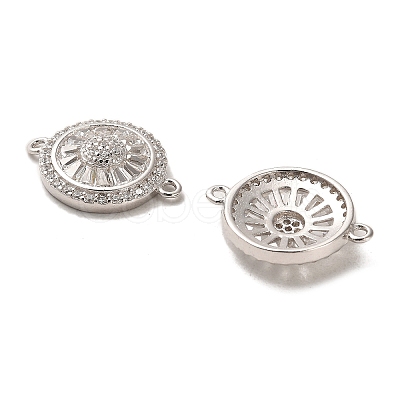 925 Sterling Silver Connector Charms STER-H110-18P-1