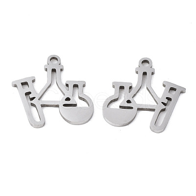 Non-Tarnish 201 Stainless Steel Charms STAS-Q240-042P-1