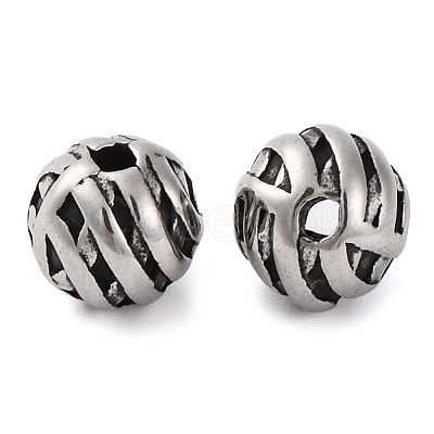 304 Stainless Steel Beads STAS-H226-01AS-01-1