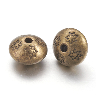 Tibetan Style Spacer Beads X-TIBEB-A101657-AB-FF-1