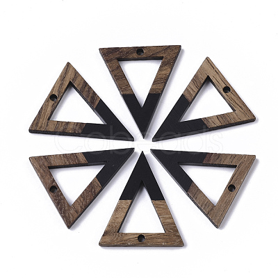 Resin & Walnut Wood Pendants X-RESI-S358-56D-1