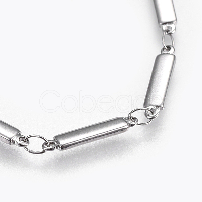 Tarnish Resistant 304 Stainless Steel Link Chain Bracelets BJEW-P239-04-1