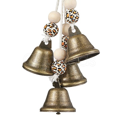 Iron Bell Wind Chimes HJEW-JM01955-1