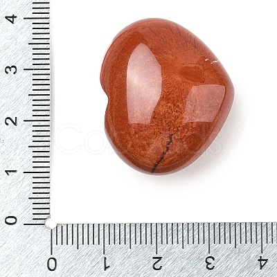 Natural Red Jasper Love Heart Stone G-I367-03M-1