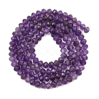 Natural Amethyst Beads Strands G-K376-B09-02-1