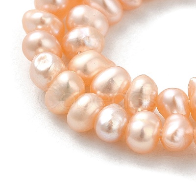 Natural Cultured Freshwater Pearl Beads Strands PEAR-F004-03-02-1