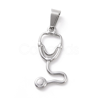 Non-Tarnish 304 Stainless Steel Pendants STAS-G261-03P-1