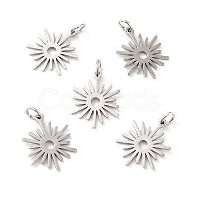 Non-Tarnish 201 Stainless Steel Pendants STAS-E015-01P-1