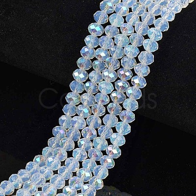 Electroplate Glass Beads Strands EGLA-A034-J4mm-L07-1