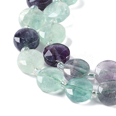 Natural Fluorite Beads Strands G-N342-04-1