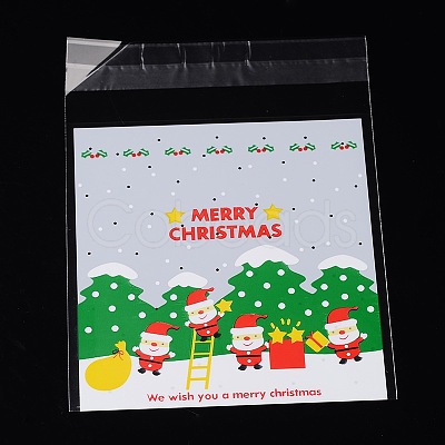 Rectangle OPP Cellophane Bags for Christmas OPC-L001-29-1