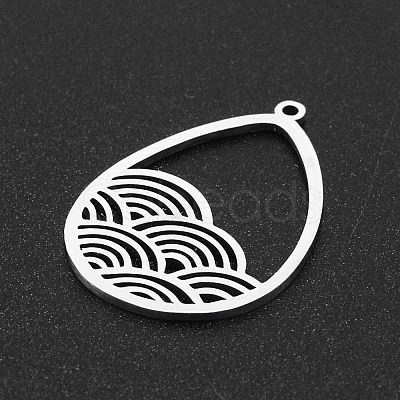 Non-Tarnish 304 Stainless Steel Pendants A-STAS-S105-LA265-1