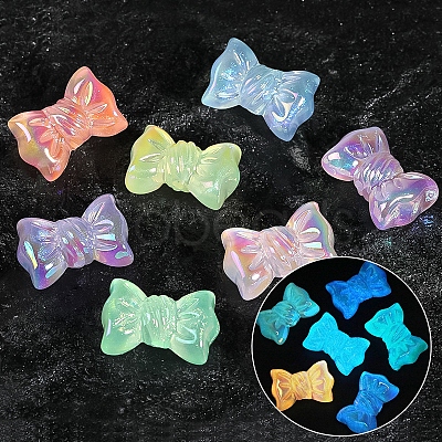 Luminous Glow in the Dark Acrylic Beads PW-WG91734-02-1