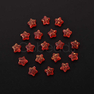 20Pcs Spray Painted Glass Beads GLAA-YW0001-11-1