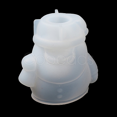 3D Christmas  DIY Candle Holder Silicone Statue Molds DIY-F144-04D-1