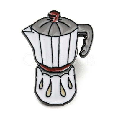 Coffee Theme Enamel Pins JEWB-P021-D03-1