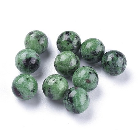 Natural Rudy in Zoisite Beads X-G-L564-004-E01-1