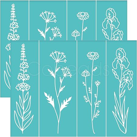 Self-Adhesive Silk Screen Printing Stencil DIY-WH0337-056-1