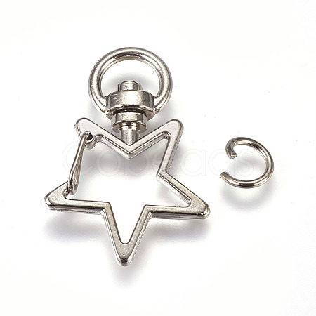 Cheap Zinc Alloy Swivel Keychain Clasp Findings Online Store - Cobeads.com