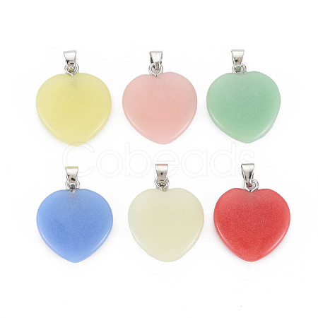 Synthetic Fluorite Pendants G-N0326-96-1