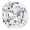 Preciosa&reg MAXIMA Crystal Fancy Stones, Czech Crystal, 435 36 132 Cushion Square, Dura Foiling, Crystal, 10x10mm