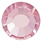 Preciosa&reg Crystal Hotfix Flatback Stones, Czech Crystal, Round(438 11 612 Chaton Rose VIVA 12 &reg), 70010 Rose, SS16(3.8~4mm)