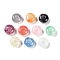 Two Tone Resin European Beads, Large Hole Beads, Rondelle, Mixed Color, 13.5x8mm, Hole: 5mm