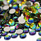 Glass Flat Back Rhinestone, Grade A, Back Plated, Faceted, Half Round, Crystal Vitrail Medium, SS8, 2.3~2.4mm, 1440pcs/bag