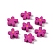 Maple
 Wood Beads, Flower, Medium Violet Red, 16x17x5mm, Hole: 2mm, 1219pcs/500g