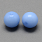 Imitation Jelly Acrylic Beads, Round, Light Sky Blue, 8mm, Hole: 2mm, about 1892pcs/500g