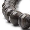Natural Wood Lace Stone Beads Strands G-S259-40-10mm-3