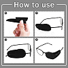 CREATCABIN 18Pcs 3 Colors Glasses Eye Patch AJEW-CN0001-80A-5