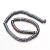 Electroplate Non-magnetic Synthetic Hematite Beads Strands G-F300-17C-02-2