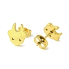 Cute Little Animal Theme 304 Stainless Steel Stud Earrings EJEW-B041-03A-G-3