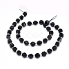 Natural Black Onyx Beads Strands G-O201B-52A-2