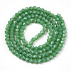 Opaque Solid Color Imitation Jade Glass Beads Strands EGLA-A039-P2mm-D07-3