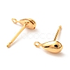 Brass Stud Earring Findings KK-F824-004G-2