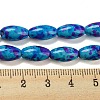 Spray Painted Synthetic Turquoise Beads Strands G-E617-B07-03A-5